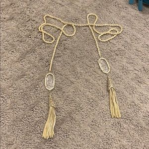 Kendra Scott Megan gold wrap necklace